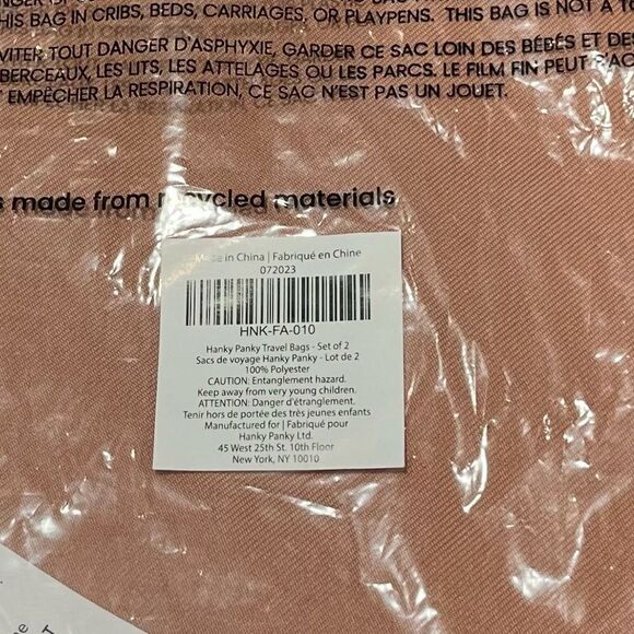 hanky panky Travel Bags Set of 2 light pink - Picture 6 of 6